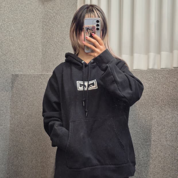 OBEY LOGO HOODIE 