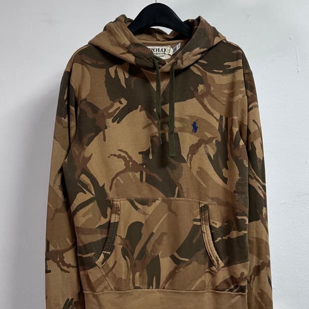 폴로 랄프로렌 우먼스 카모 후드티 (on.253)