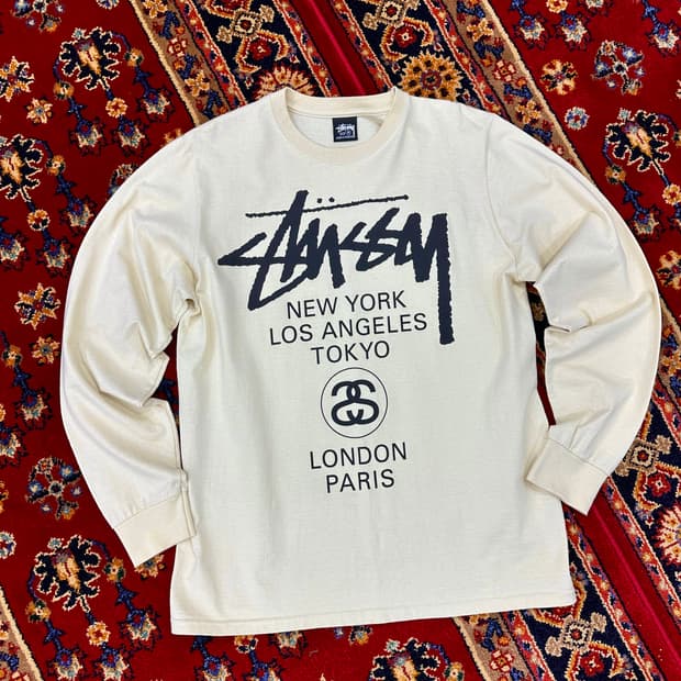 스투시 월드투어 롱슬리브M