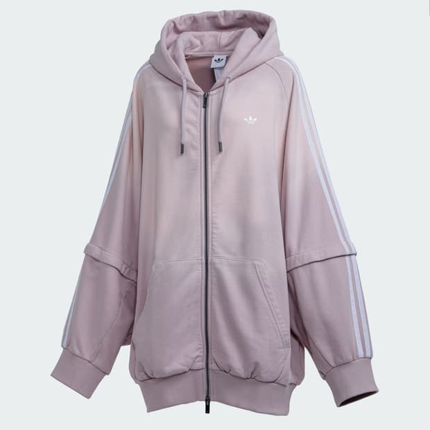 아디다스 오버사이즈 후디 핑크 
