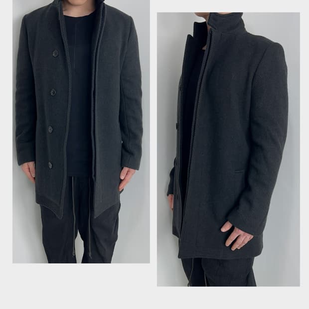 STEPHAN SCHNEIDER 멜튼 울 하이넥 코트