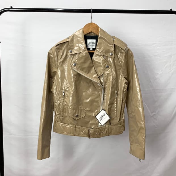 장 폴 고티에 에나멜 라이더 자켓