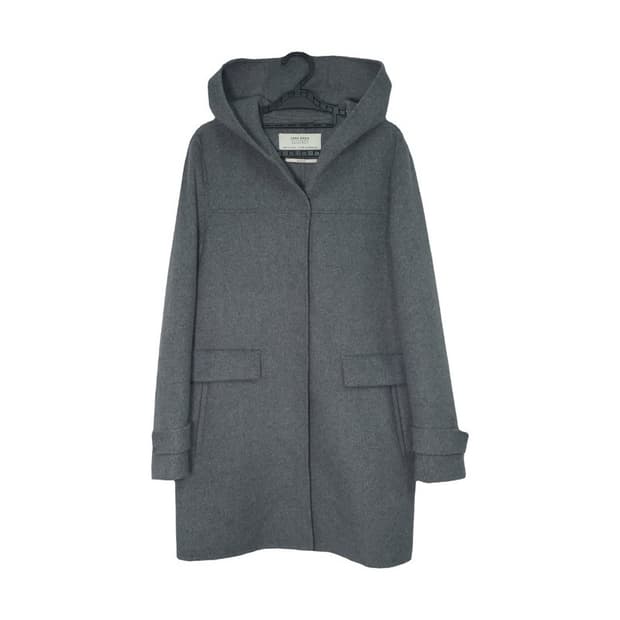 자라 베이직 후드 코트