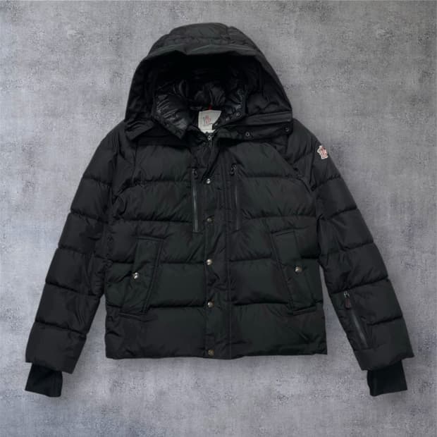 몽클레어 Moncler 그레노블 블랙 후드 다운 패딩 2