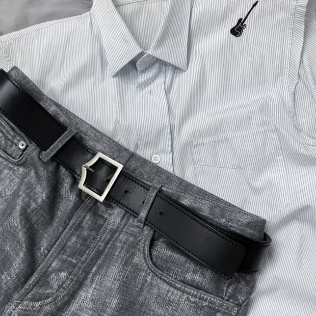 디올 옴므 by 에디 슬리먼 SS05 런웨이 스트라이프 셔츠