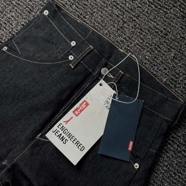 리바이스 USA 오리지날 엔지니어드진 생지 데님 팬츠 1407