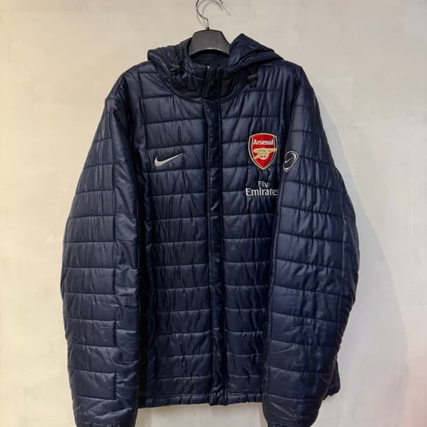 나이키 네이비 아스날 패딩