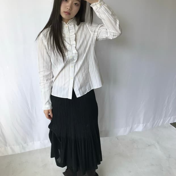 스프라이프 프릴 셔츠 