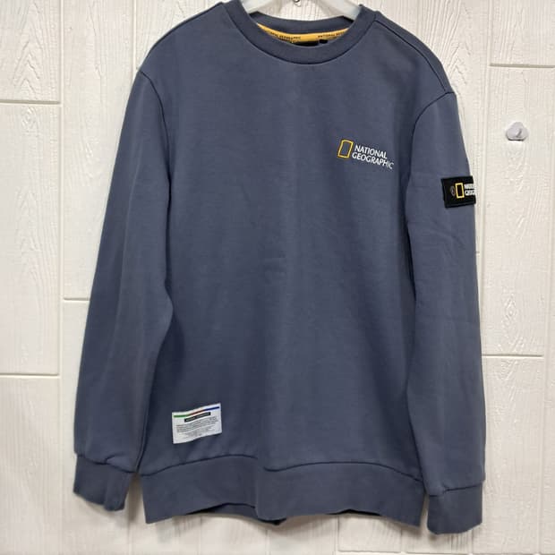 내셔널지오그래픽 맨투맨 M 네이비 남ㆍ여공용