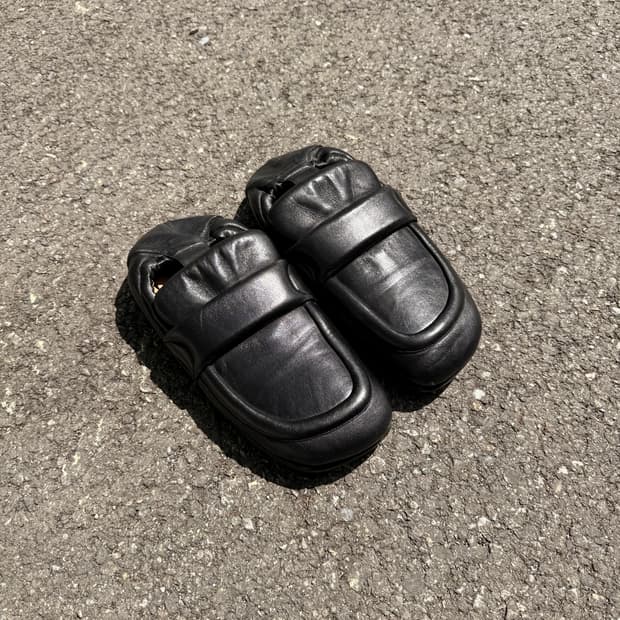 Padded Leather Loafers