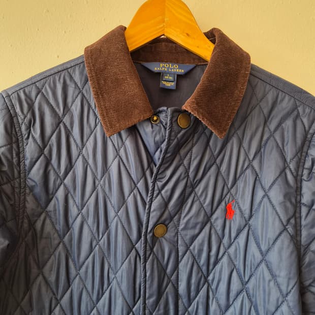 폴로랄프로렌 키즈 네이비퀄팅자켓 L(14-16)여성가능