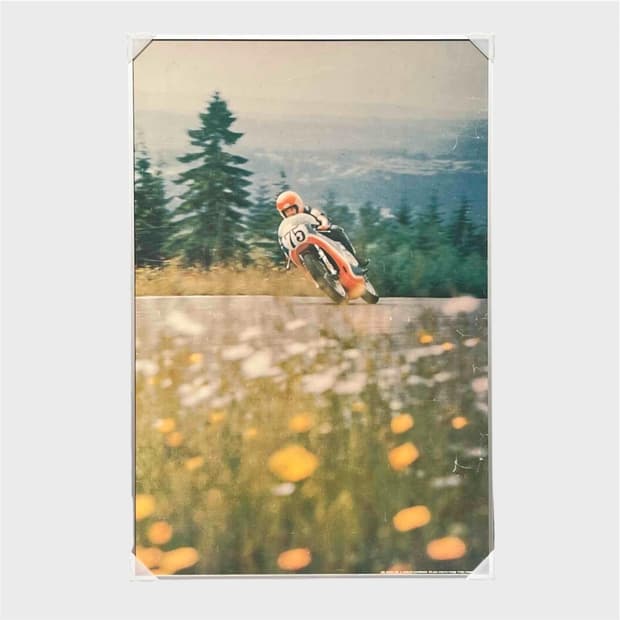 할리 데이비슨 RR250 빈티지 포스터 (액자포함)