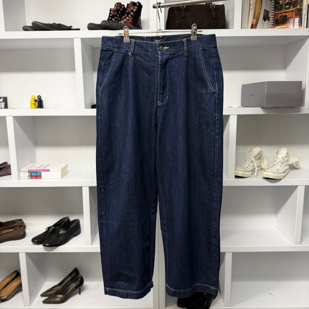 빈티지 원턱 데님 팬츠