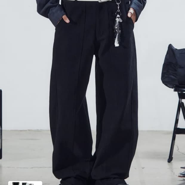 노드랩스 와이드 코튼 팬츠