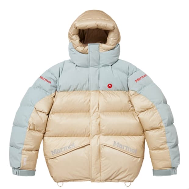 슈프림 X 마모트 콜라보 800필다운 새상품