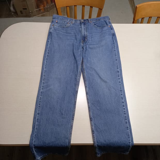 36 리바이스550 워싱 스판 일자진 36-435