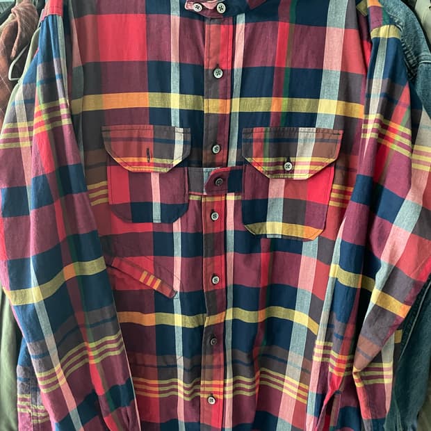 엔지니어드 가먼츠 체크셔츠