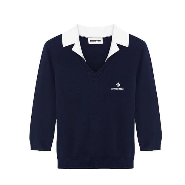 슈슈통 셔츠 니트