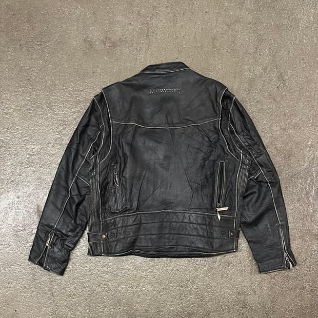 Milwaukee Leather 싱글 라이더 자켓 (110)