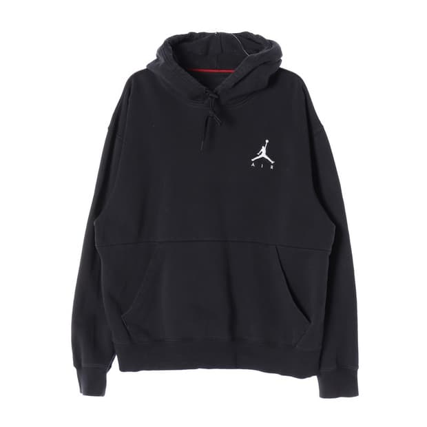 조던 점프맨 에어 로고 블랙 후드티 L