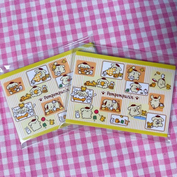 폼폼푸린 도무송 마감 스티커 80장