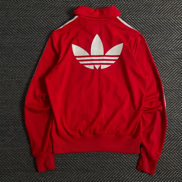 아디다스 우먼스 파이어버드 트랙탑 레드o 3773