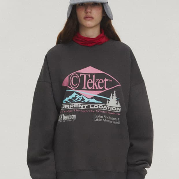 테켓 맨투맨 M 사이즈