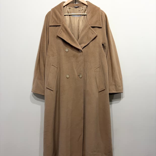 막스마라 더블 브레스티드 울 코트