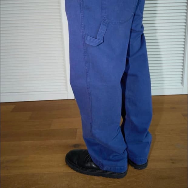 Ryoo 페인터 팬츠 블루 XL