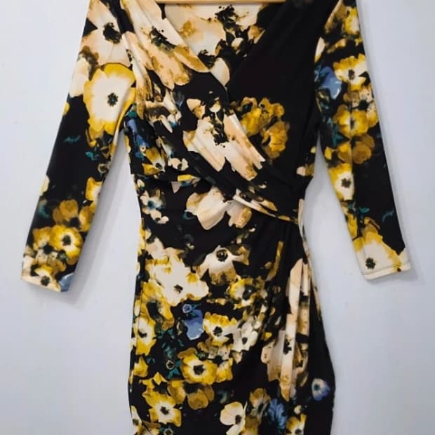 폴로 랄프로렌 플라워 랩 원피스~55