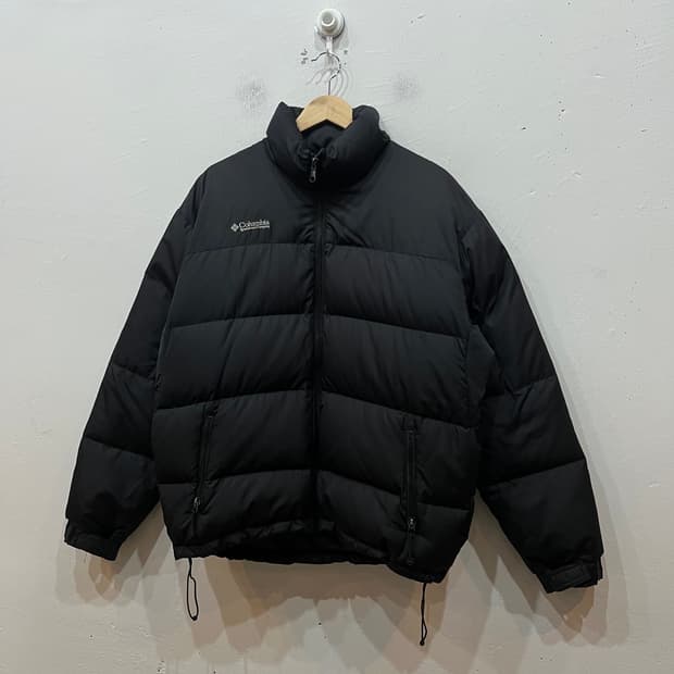 빈티지 COLUMBIA 콜롬비아 다운 패딩 블랙 
