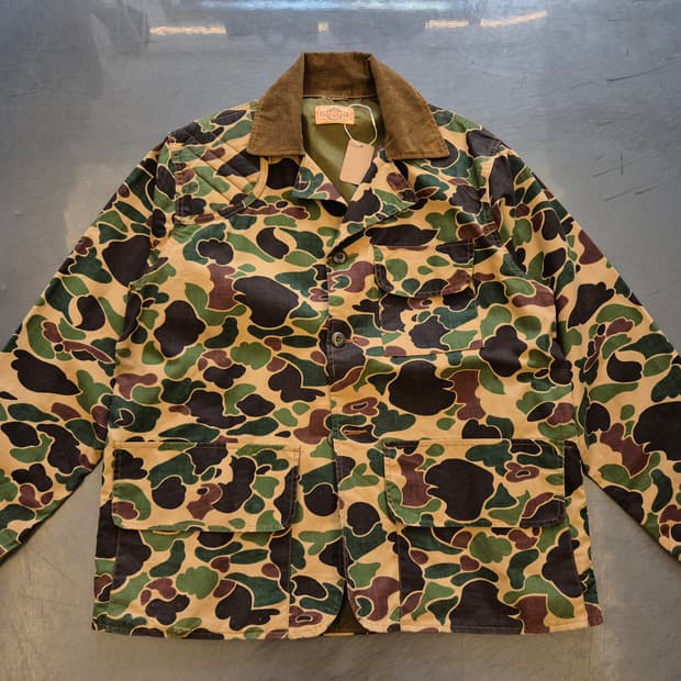 80s SAFTBAK 덕 카모 헌팅 자켓