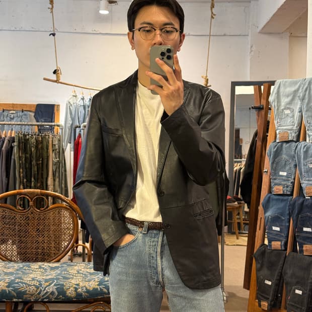 WOOLRICH Leather Car Coat