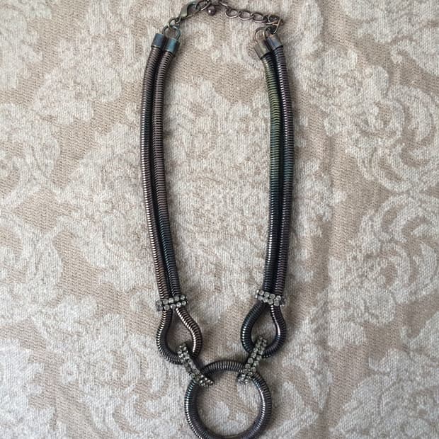 metal o ring necklace