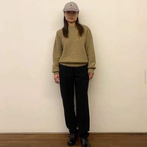 헤리티지플로스 Faux wool pants