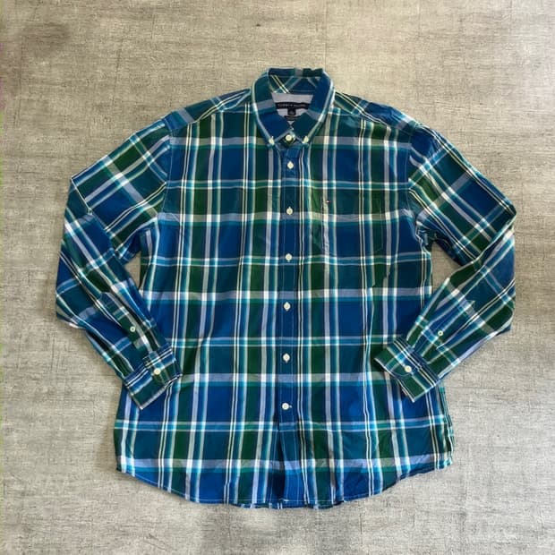 Tommy 타미힐피거 올드스쿨아메카지 레트로 체크셔츠