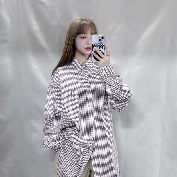 폴로 랄프로렌 포니 체크 셔츠 
