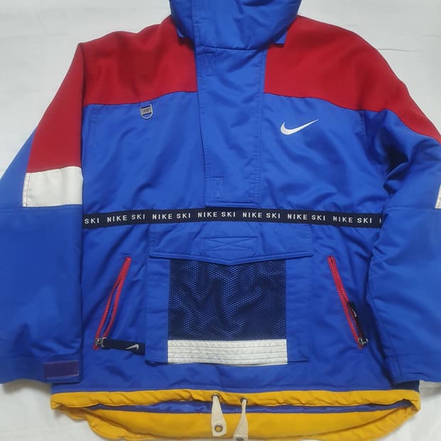레어 올드스쿨 나이키 스키 아노락 점퍼 100