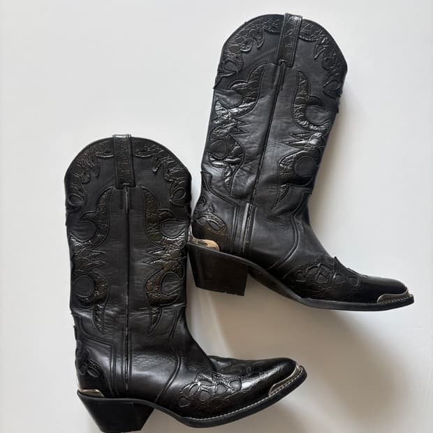 리얼가죽 오리지널 웨스턴부츠 