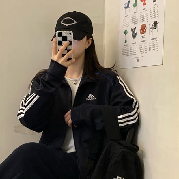 아디다스 져지 (곤색)