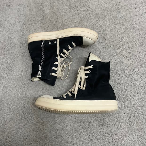 41) 릭오웬스 다크쉐도우 나일론 라몬즈 릭컨 하이탑