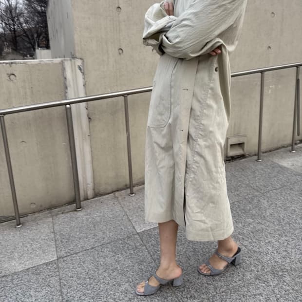 shop klue 샵 클루 트랜치 코트