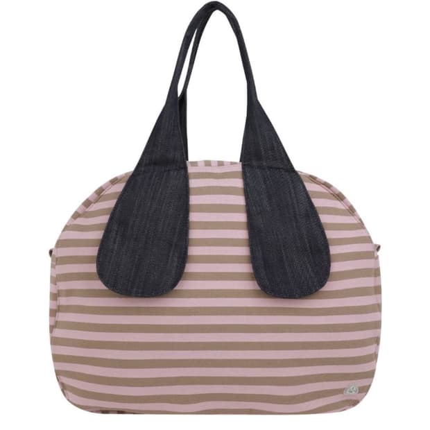 Coyseio EMA TINY FRIENDS STRIPE BAG PINK