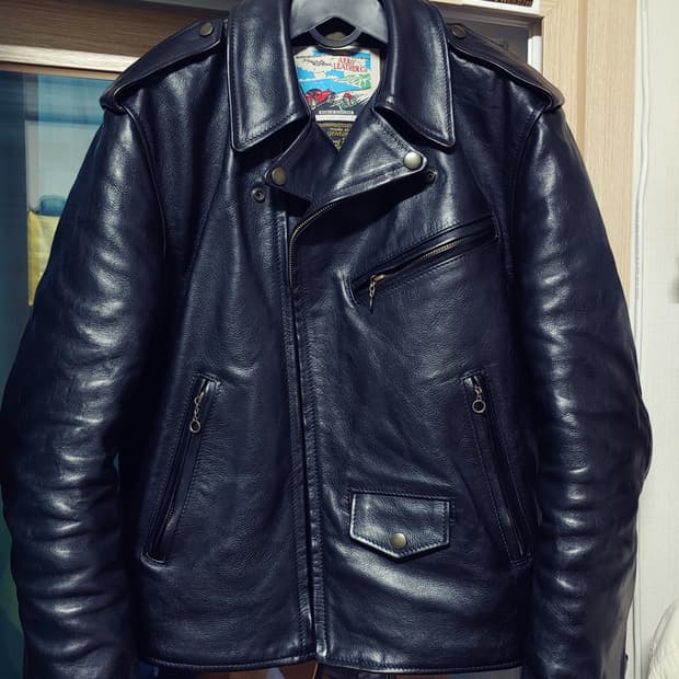 에어로레더 홀스하이드 모터사이클자켓