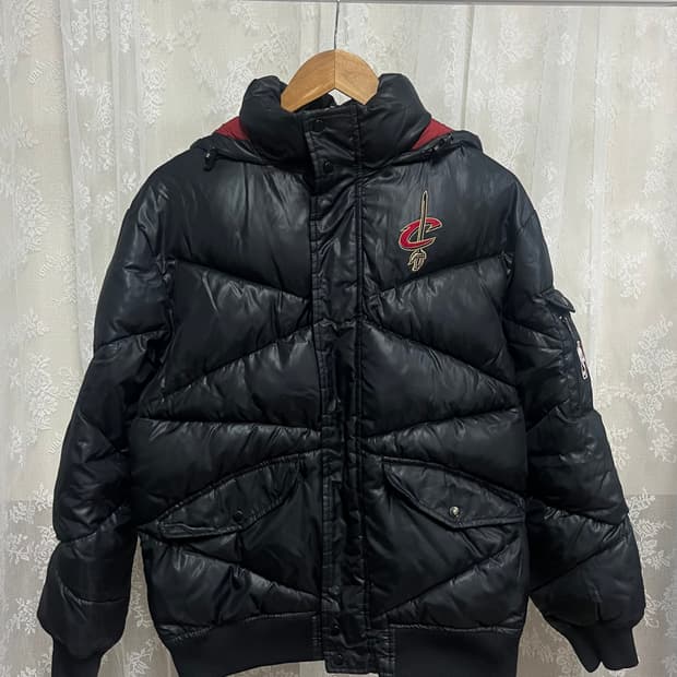 M) 아디다스 NBA 레이커스 패딩 블랙