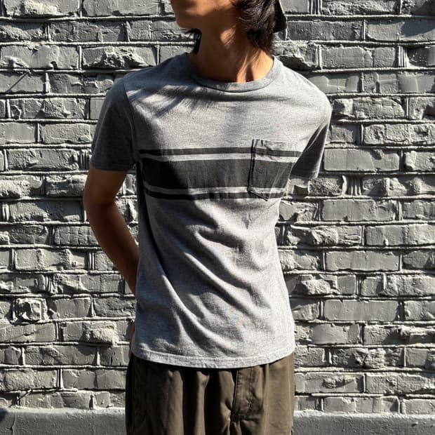 Urban Research Doors Stripe Pocket Tee