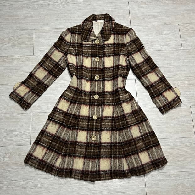 빈티지 갸루 롱코트🍮