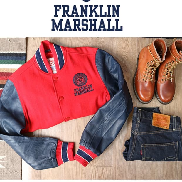 
franklin marshall 프랭클린 마샬 바시티 자켓


