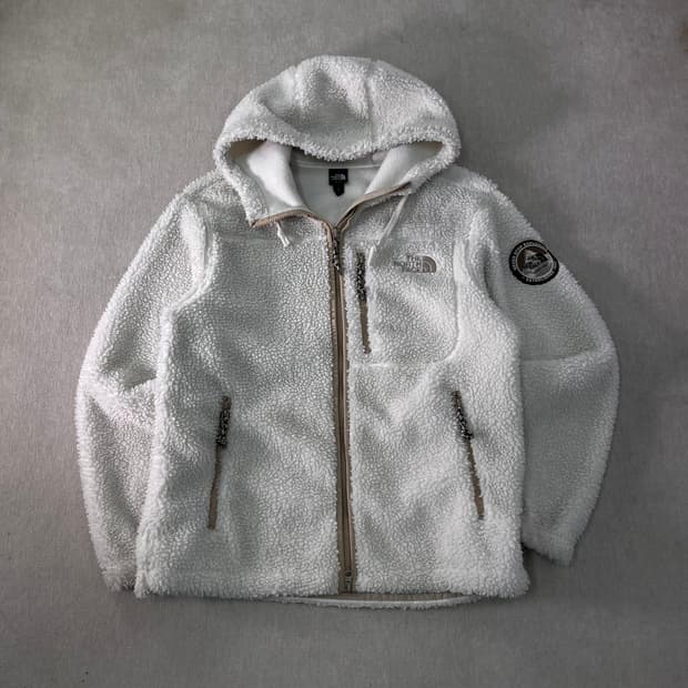 100 노스페이스 에코 플리스 후드집업