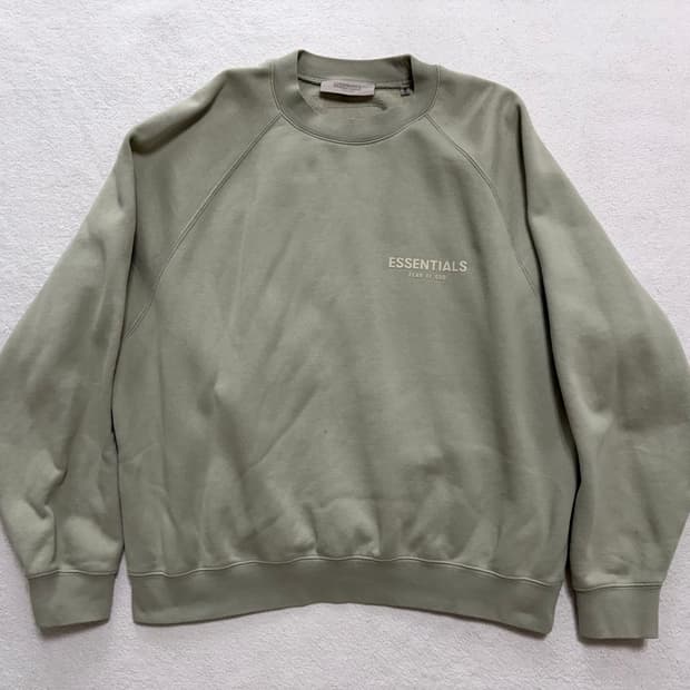 [M] 피어오브갓 에센셜 크루넥 스웨트셔츠 맨투맨 씨폼 22SS